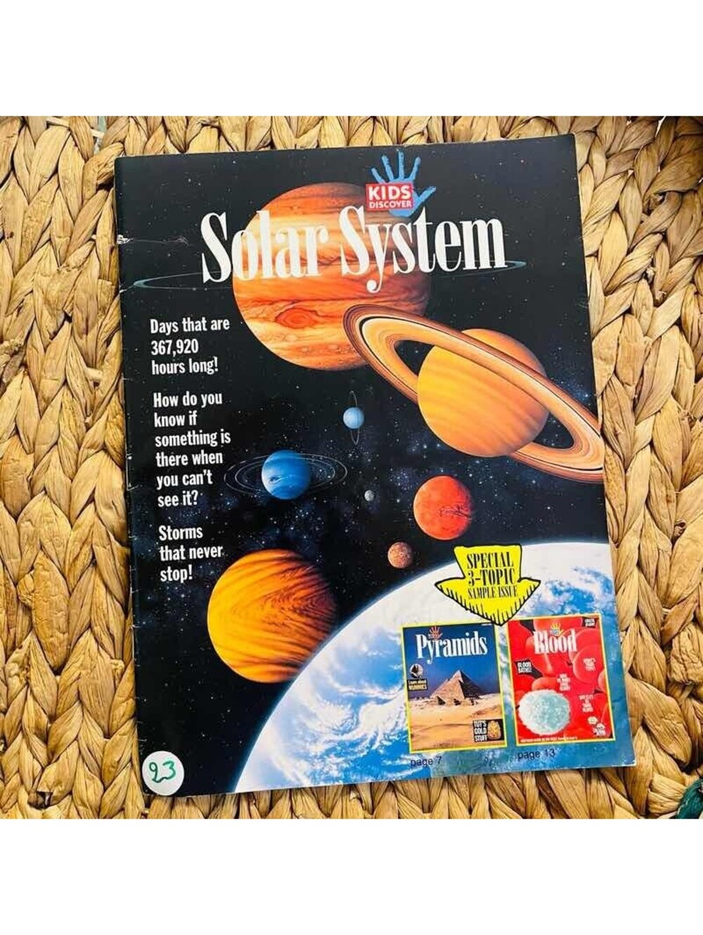 ✅Kids Discover Magazine Solar System Special 3-Topic Sample Issue #️⃣23